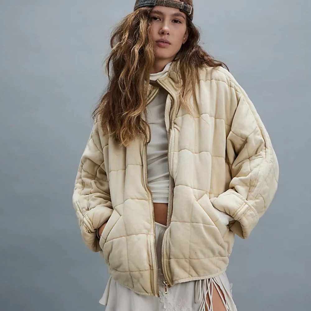 Free People Dolman Quilted Jacket